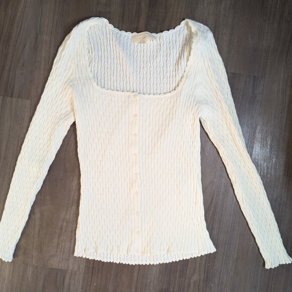 Sezane Ambroise Cardigan Ecru - Size XL - Picture 6 of 6